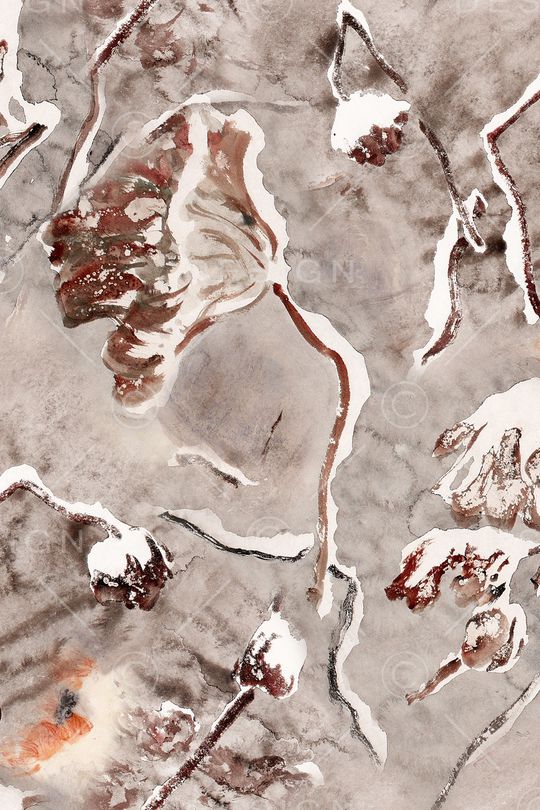 荷叶印花华亿平台图片