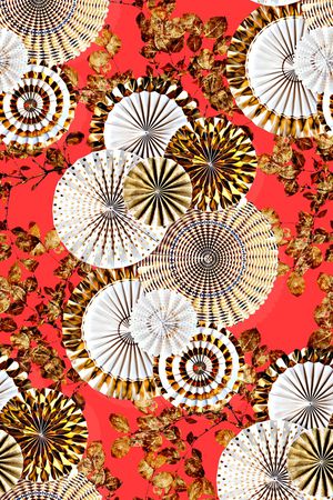 抽象手绘水彩画几何纹理数码印花印花华亿平台图片