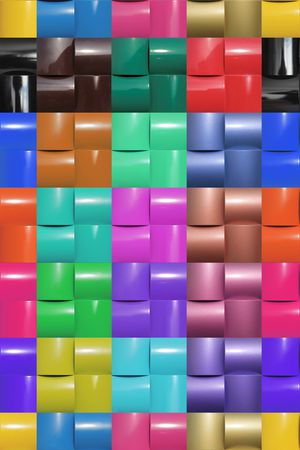 小方块印花华亿平台图片