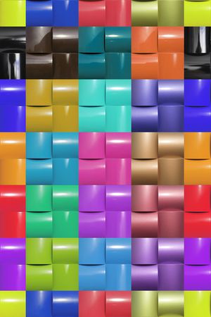 小方块印花华亿平台图片