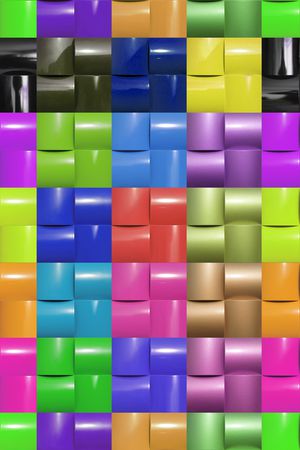 小方块印花华亿平台图片