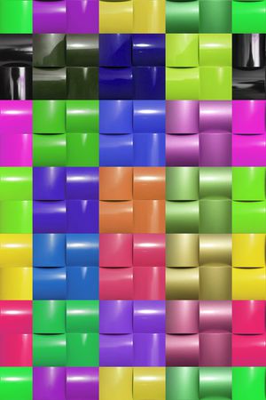 小方块印花华亿平台图片