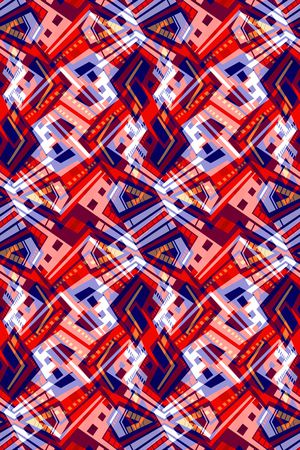 小方块印花华亿平台图片