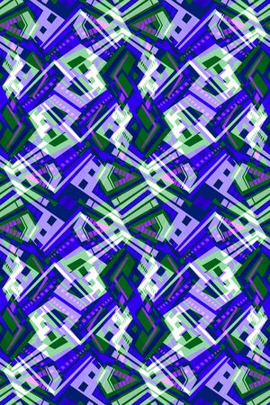 小方块印花华亿平台图片