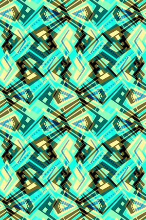 小方块印花华亿平台图片