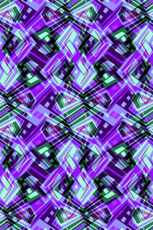 小方块印花华亿平台图片