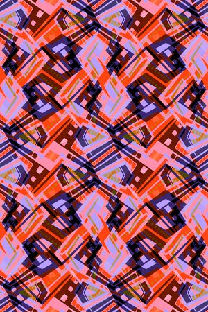 小方块印花华亿平台图片