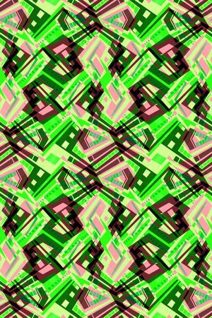 小方块印花华亿平台图片