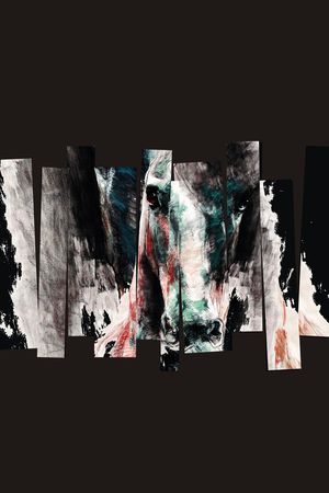 不规则几何印花华亿平台图片