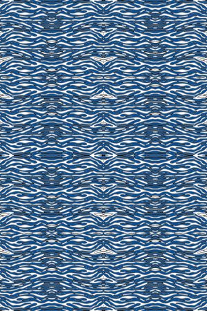 手绘线条笔触印花华亿平台图片