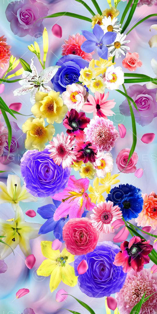 花朵印花华亿平台图片