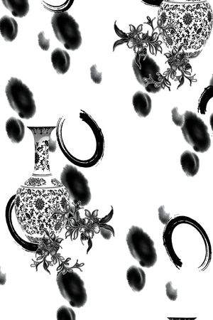 披肩长巾印花华亿平台图片