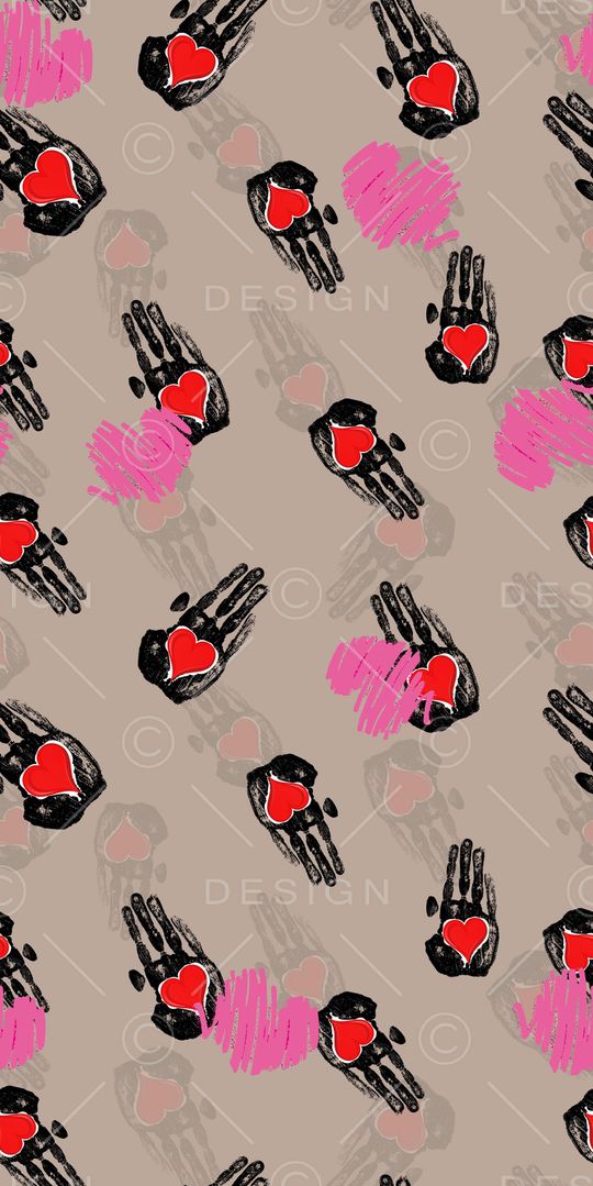 手掌印花华亿平台图片