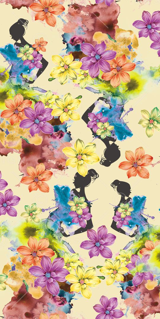 乱花印花华亿平台图片