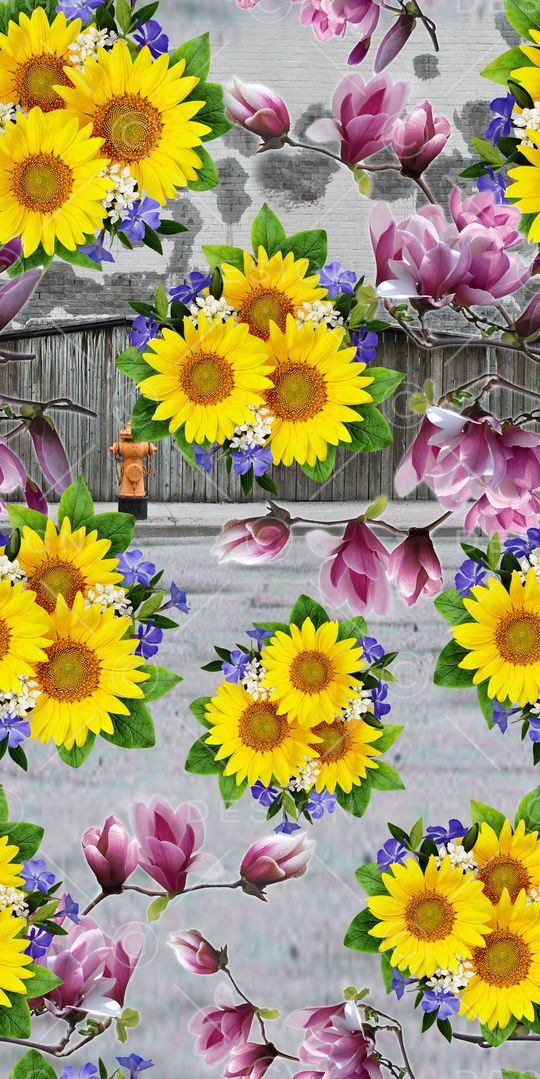 花朵印花华亿平台图片