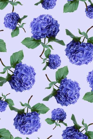 绣球花印花华亿平台图片