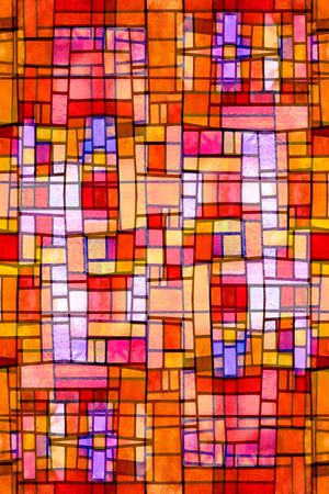 不规则几何印花华亿平台图片