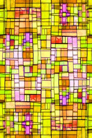 不规则几何印花华亿平台图片