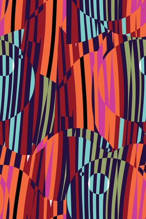 条纹印花华亿平台图片