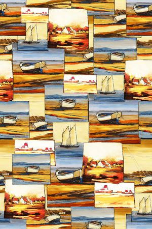 手绘印花华亿平台图片