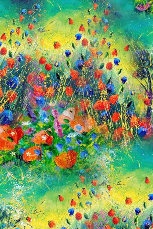 乱花印花华亿平台图片