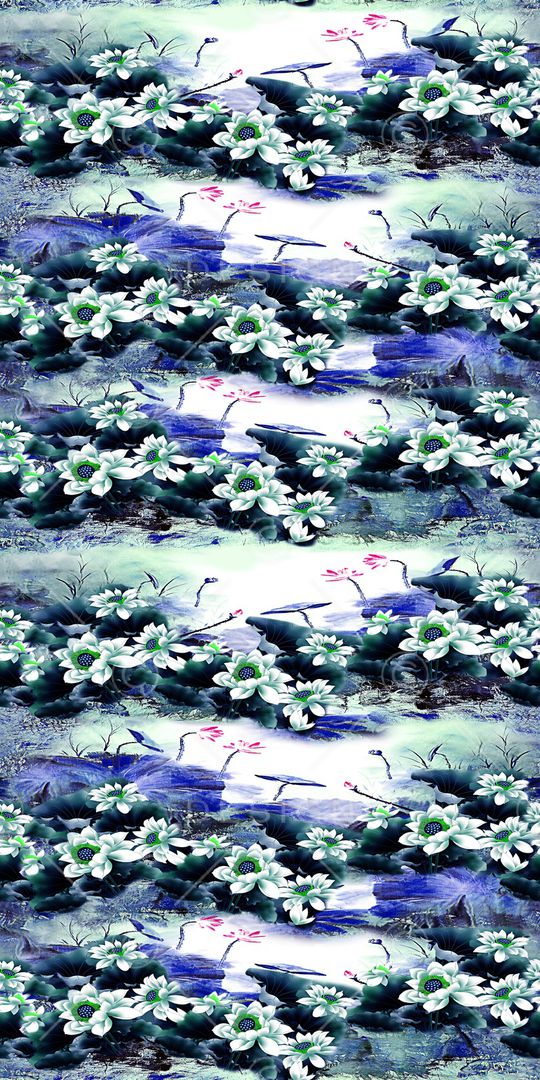 中国风印花华亿平台图片