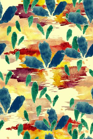 艺术笔触印花华亿平台图片