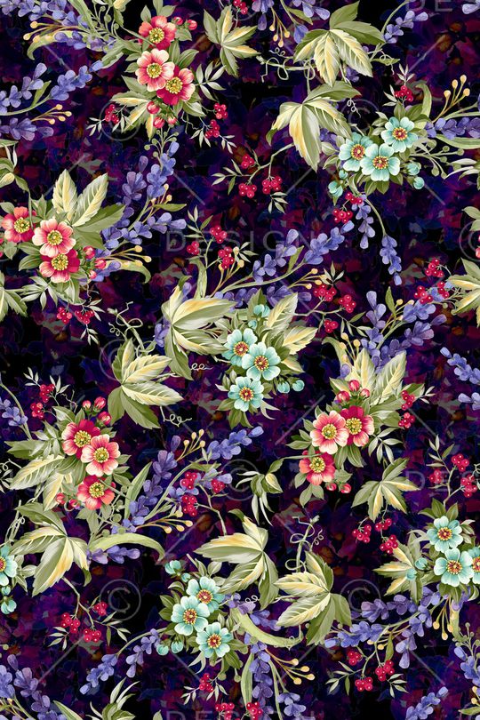 乱花印花华亿平台图片