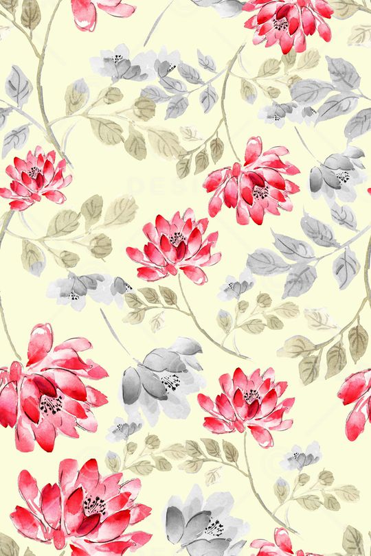 荷花印花华亿平台图片