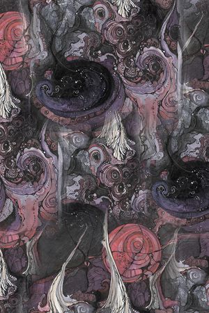 抽象印花华亿平台图片