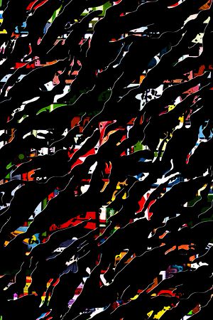 卡通迷彩印花华亿平台图片