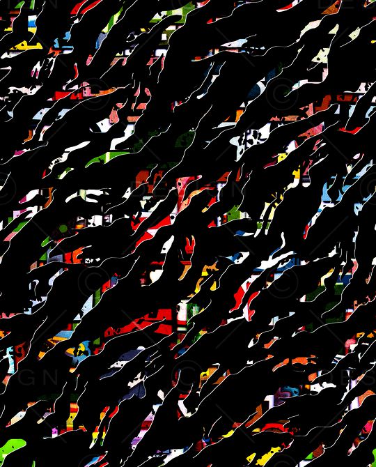 卡通迷彩印花华亿平台图片