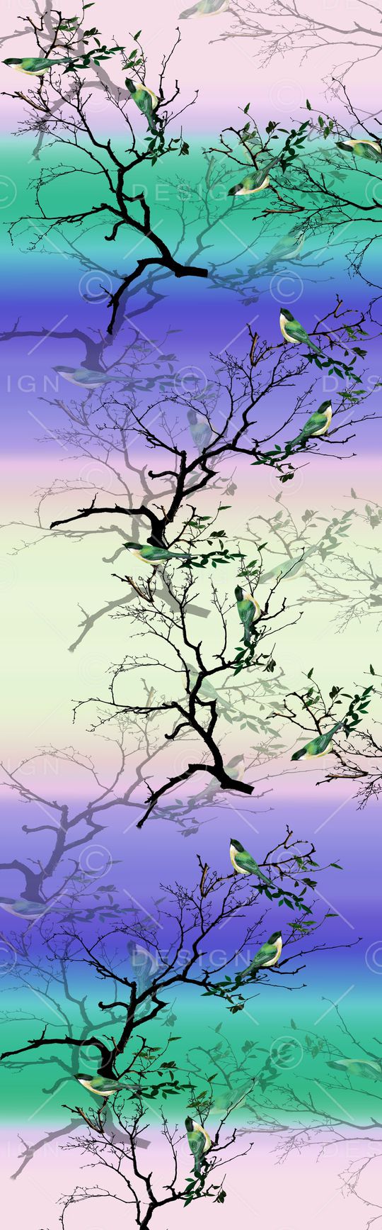 鸟印花华亿平台图片