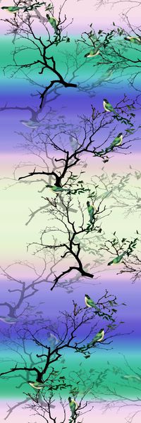 鸟印花华亿平台图片