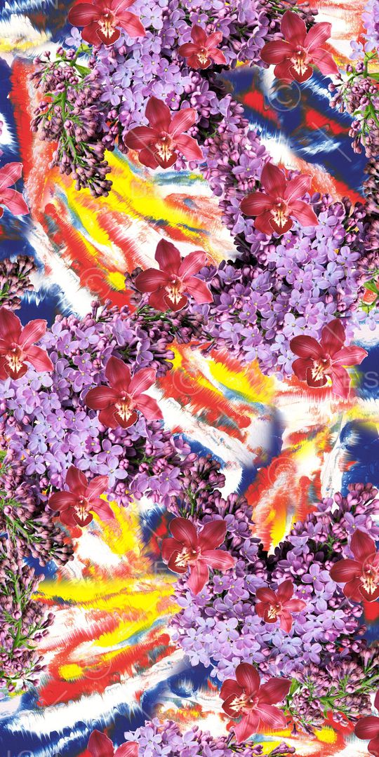 乱花印花华亿平台图片