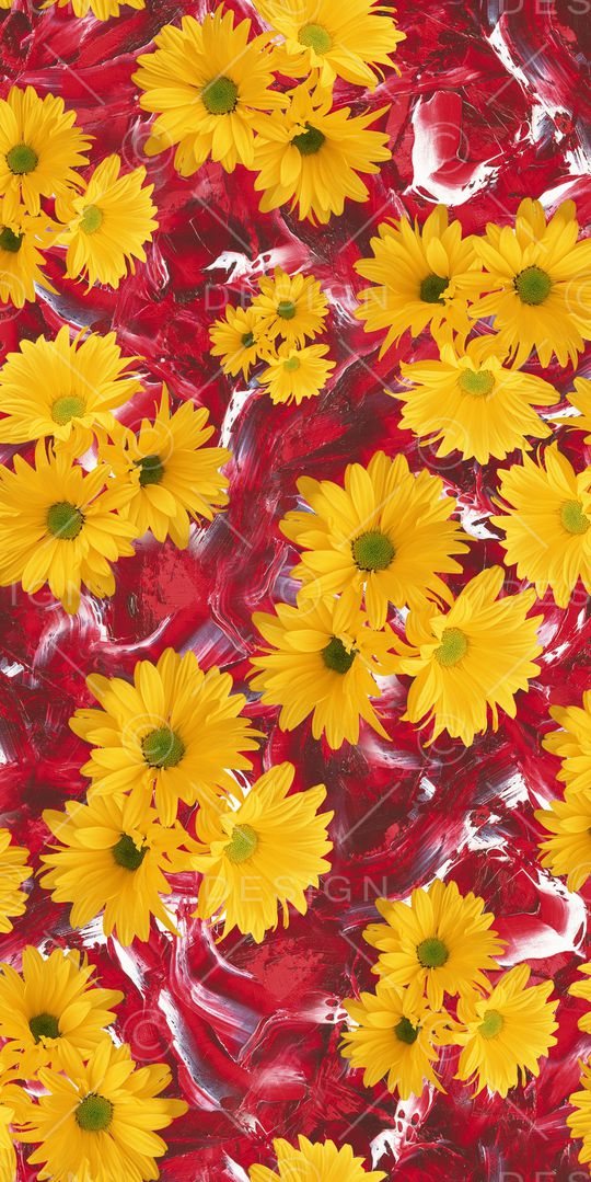 向日葵印花华亿平台图片