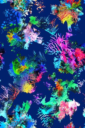 抽象印花华亿平台图片