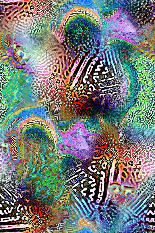 抽象印花华亿平台图片