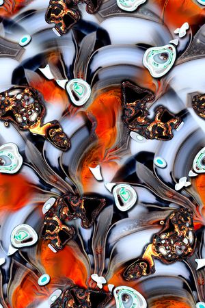 抽象印花华亿平台图片