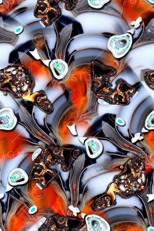 抽象印花华亿平台图片