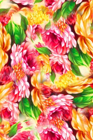 手绘印花华亿平台图片