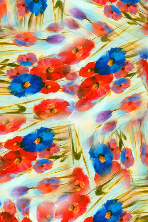 手绘印花华亿平台图片