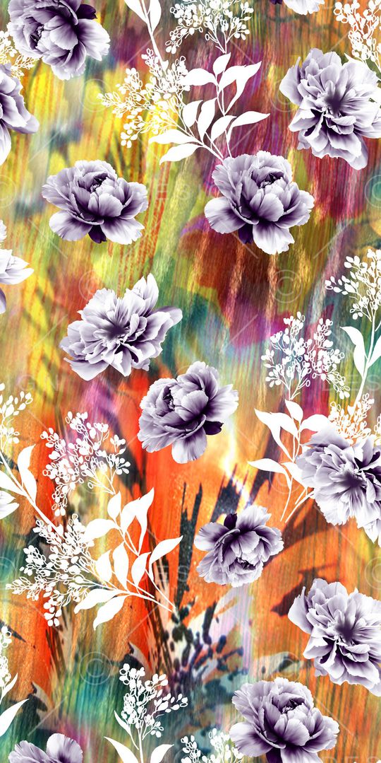 花瓣印花华亿平台图片