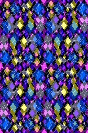 不规则几何印花华亿平台图片