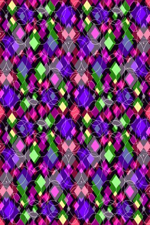 不规则几何印花华亿平台图片