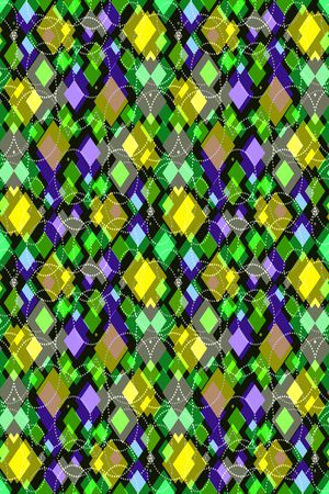 不规则几何印花华亿平台图片