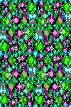 不规则几何印花华亿平台图片