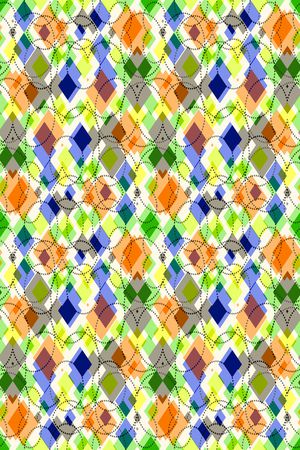 不规则几何印花华亿平台图片