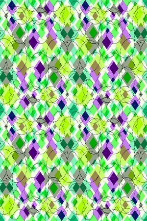 不规则几何印花华亿平台图片