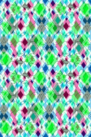 不规则几何印花华亿平台图片